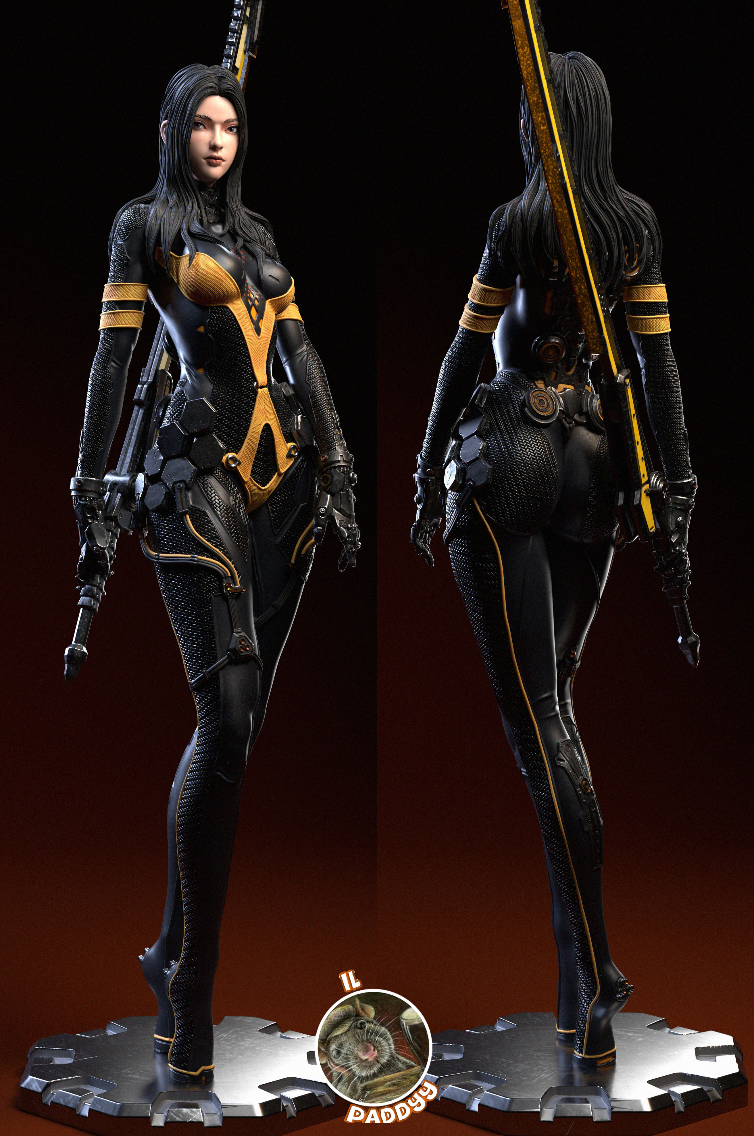 Tachy Stellar Blade Fanart 3D print model_1