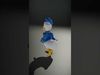 D Cartoon Duck Character Model in Sailor Outfit Low-poly 3D model_2