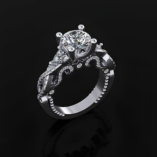 Verragio Ring 3D print model