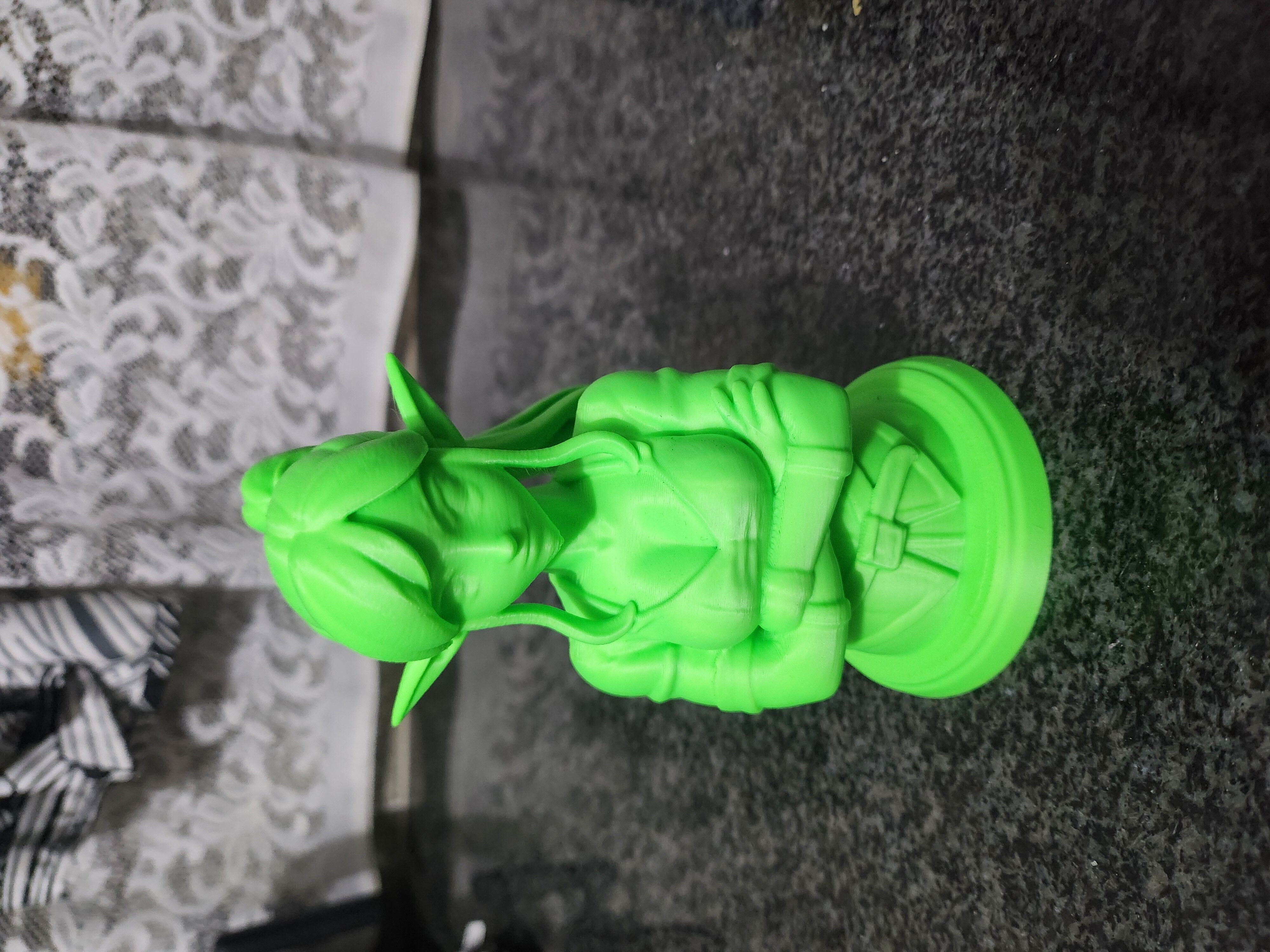 Confident Elf Girl - Anime-Style Fantasy Bust 3D print model_13