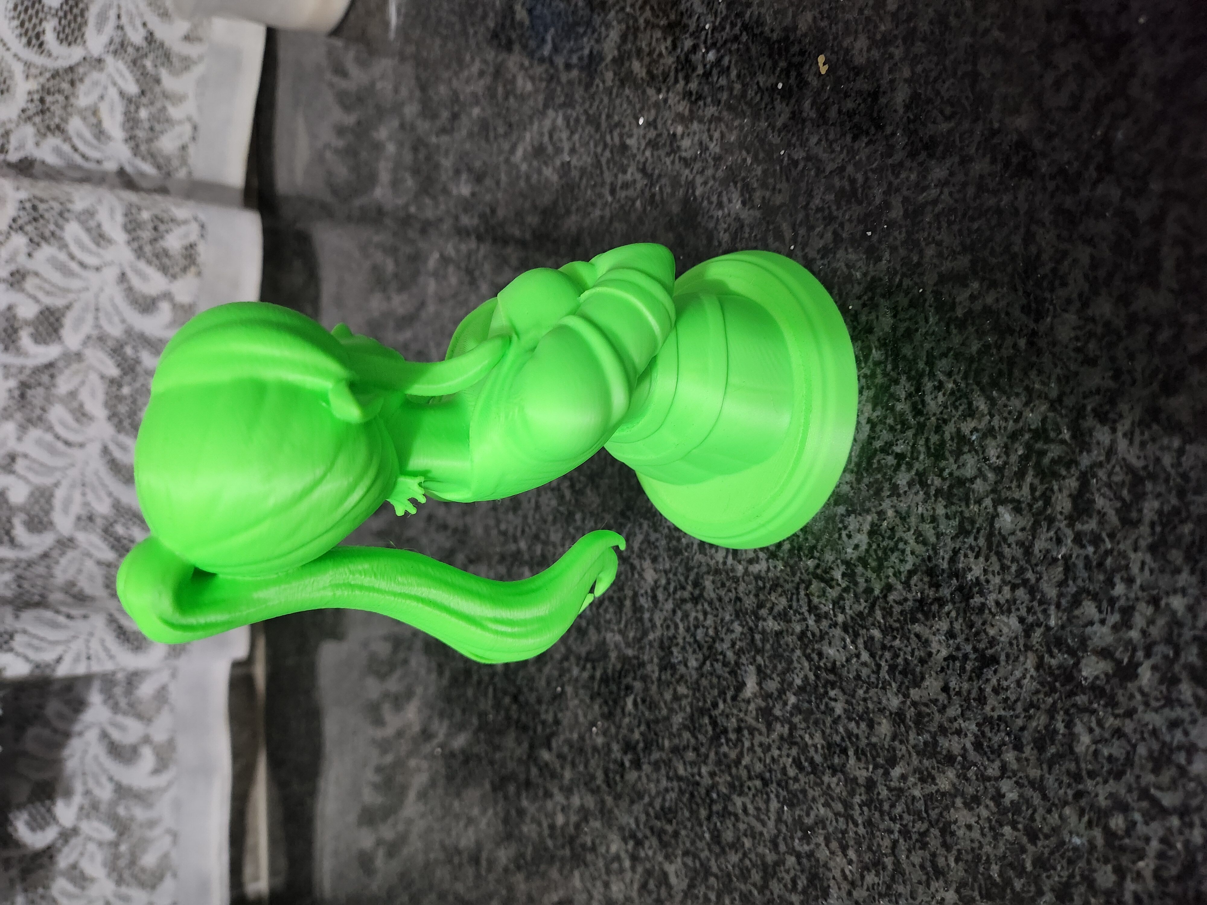 Confident Elf Girl - Anime-Style Fantasy Bust 3D print model_10