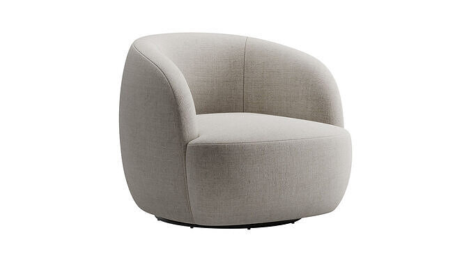 Gwyneth Swivel Chair 3D model