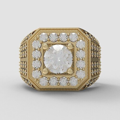 Men Ring 284 3D print model