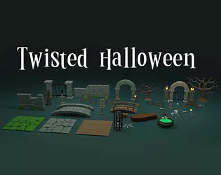 Low Poly Hunted Forest Pack Low-poly 3D model