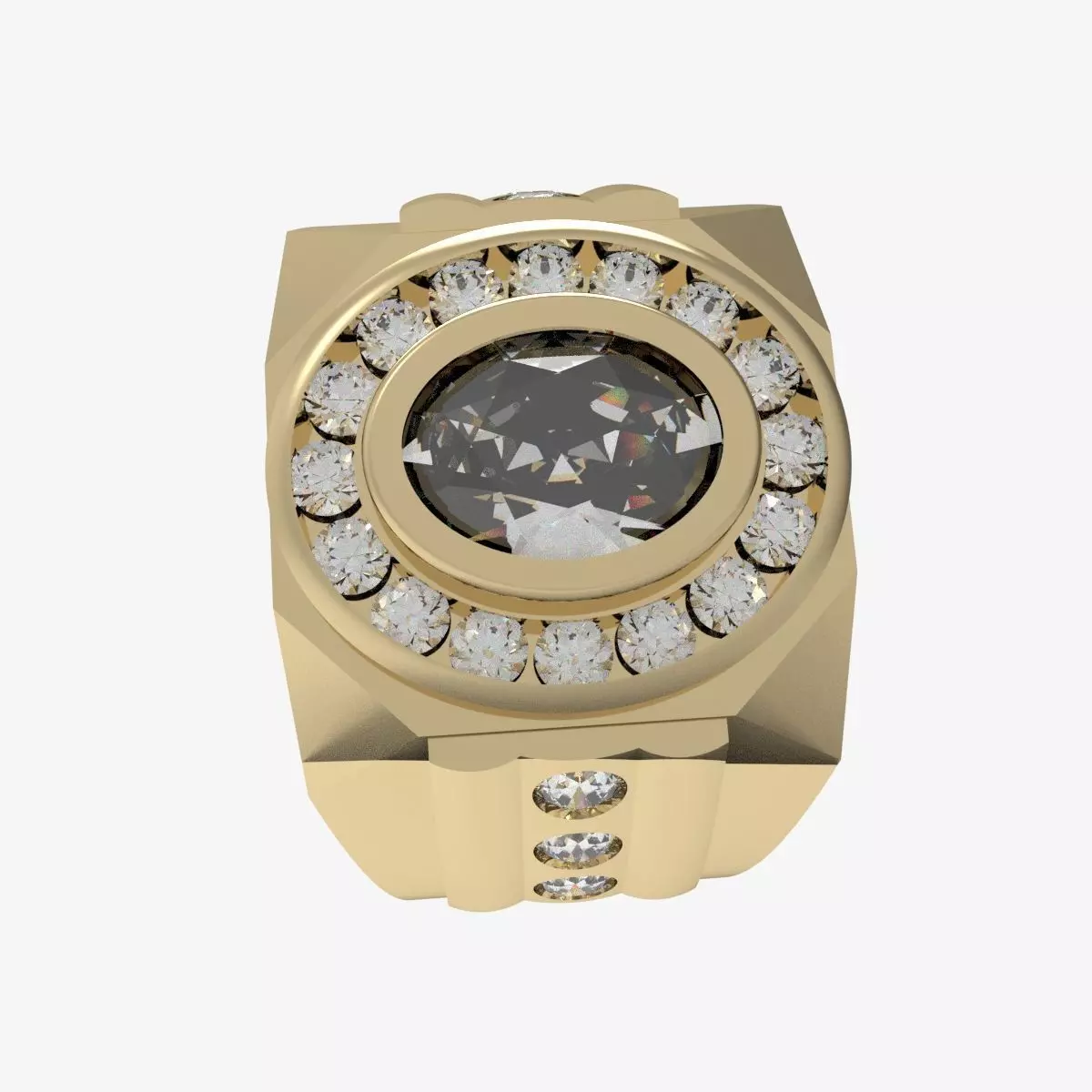 Men Ring 300 3D print model