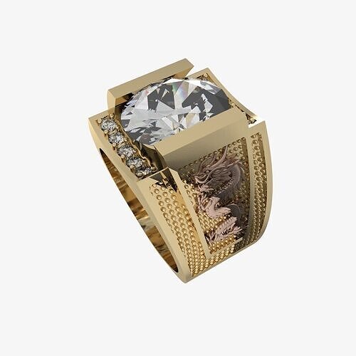 Men Ring 301 3D print model