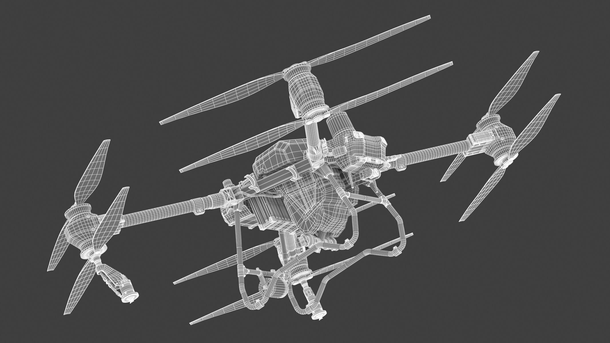 DJI Agras T50 Drone 3D model_21