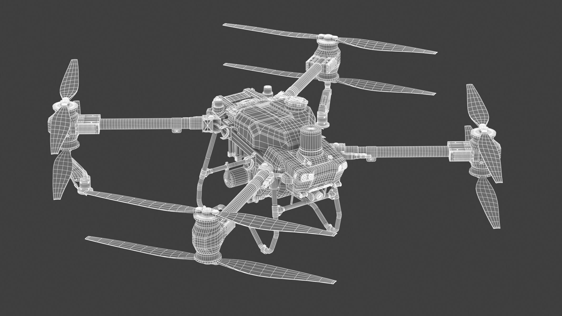 DJI Agras T50 Drone 3D model_20