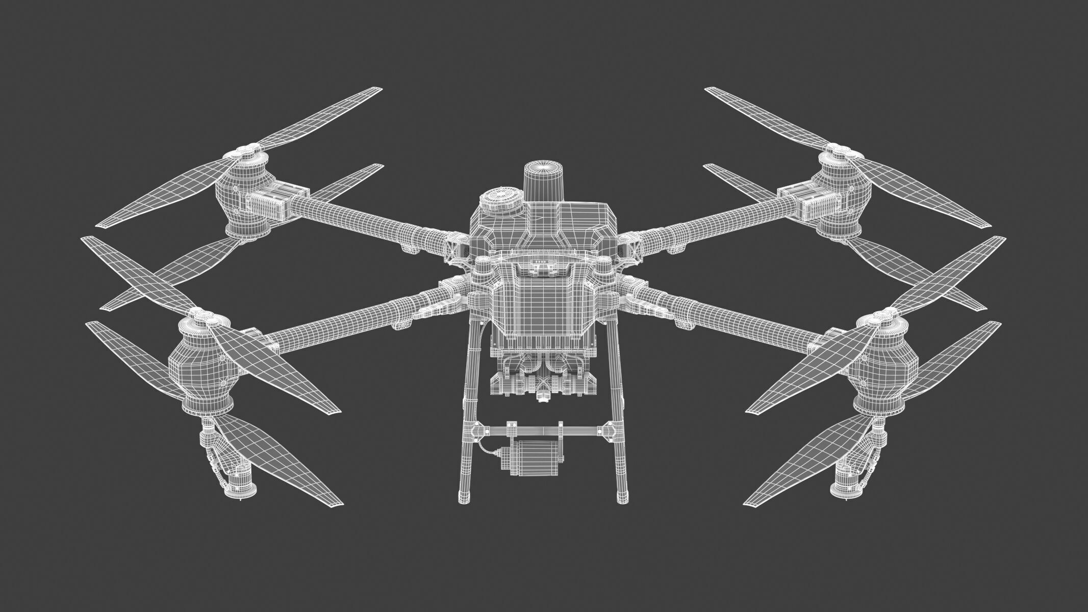 DJI Agras T50 Drone 3D model_1