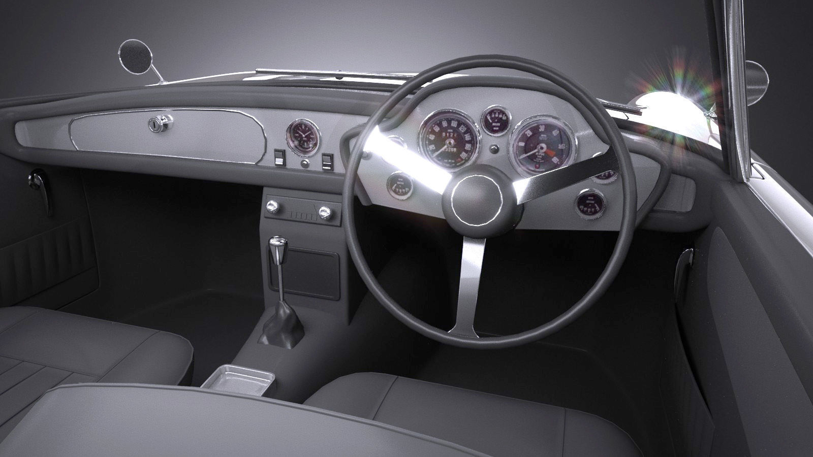 Aston Martin DB5 1963 VRAY 3D model_9