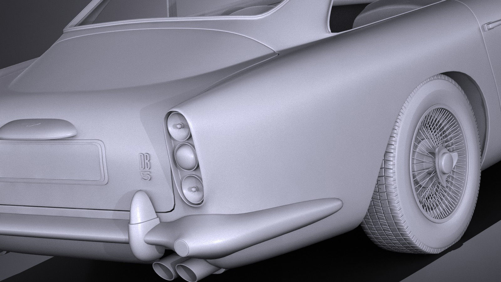 Aston Martin DB5 1963 VRAY 3D model_13