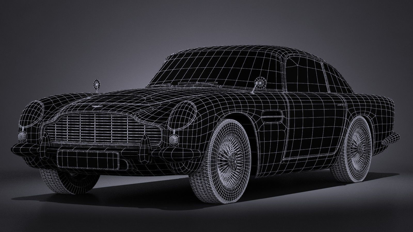 Aston Martin DB5 1963 VRAY 3D model_17
