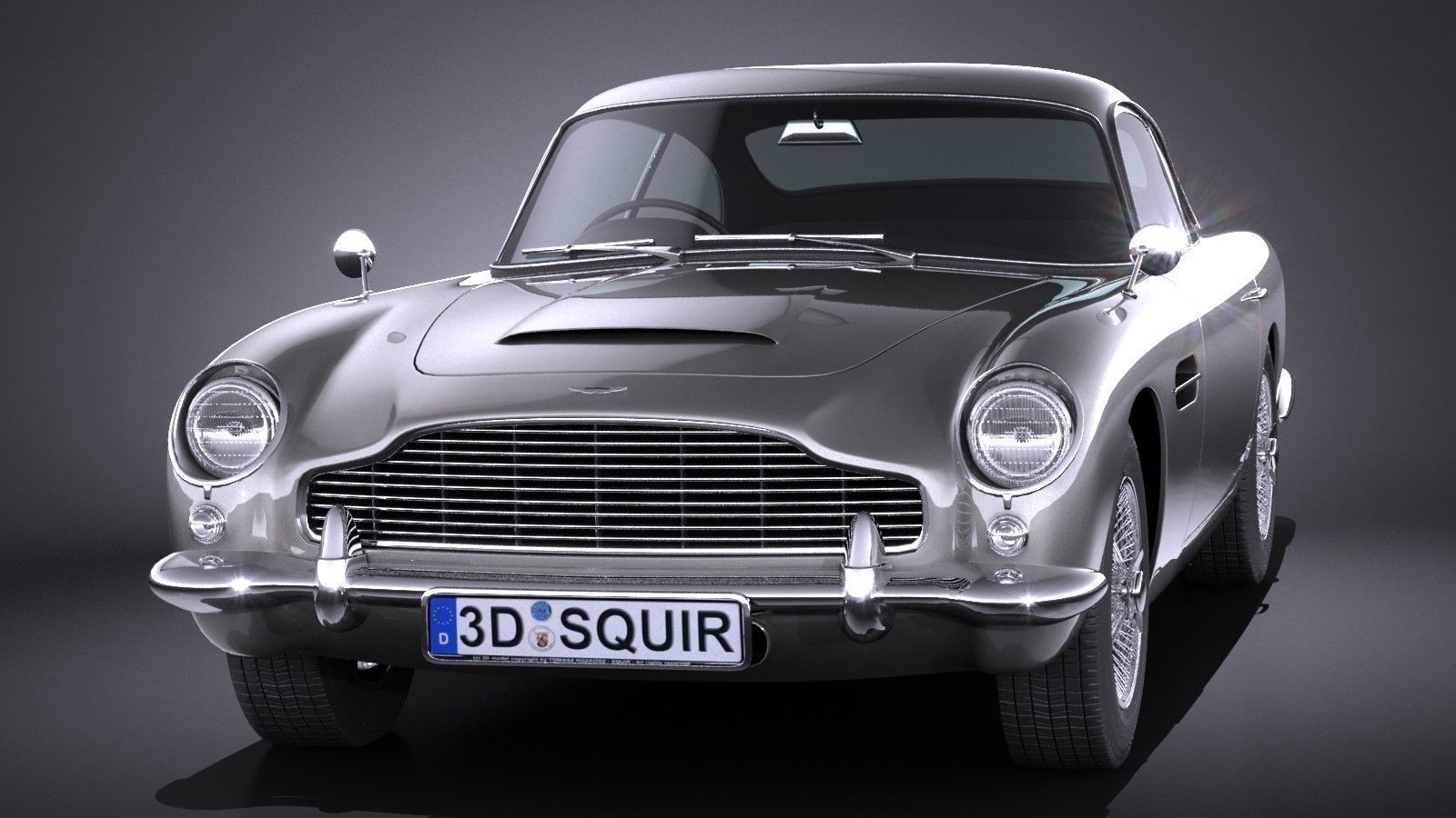 Aston Martin DB5 1963 VRAY 3D model_1