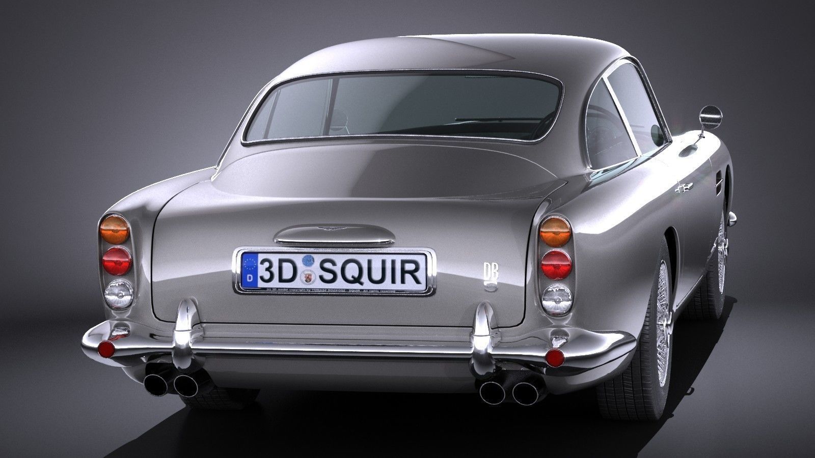 Aston Martin DB5 1963 VRAY 3D model_4