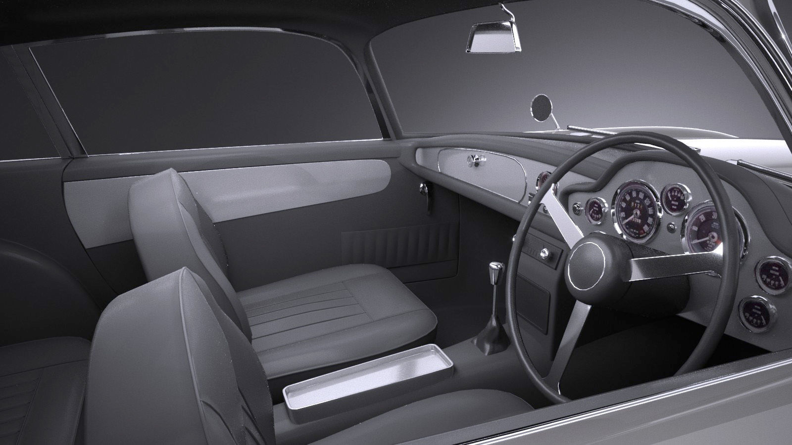 Aston Martin DB5 1963 VRAY 3D model_8