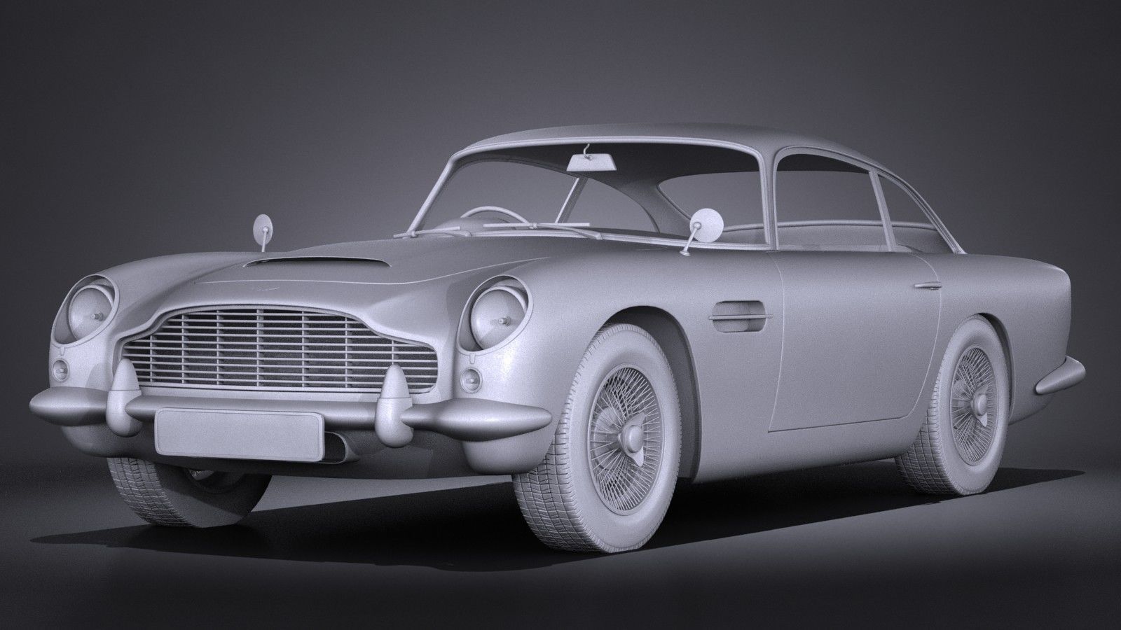 Aston Martin DB5 1963 VRAY 3D model_11