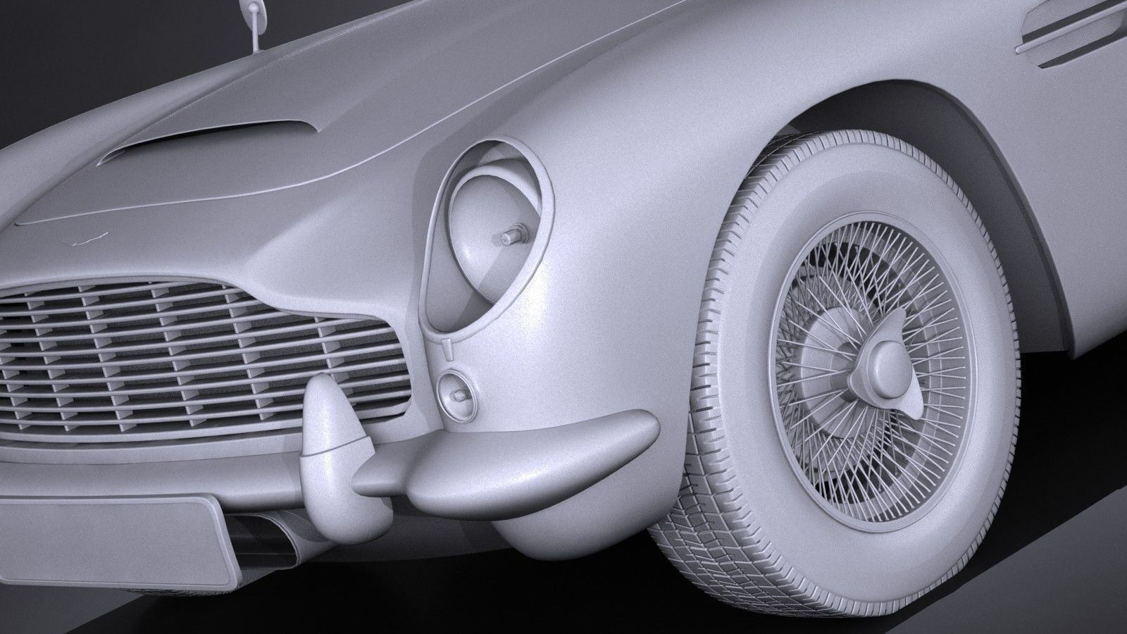 Aston Martin DB5 1963 VRAY 3D model_12