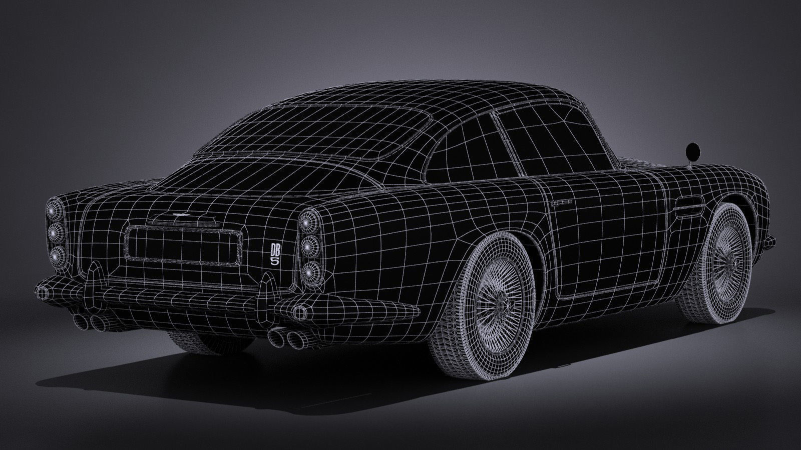 Aston Martin DB5 1963 VRAY 3D model_18