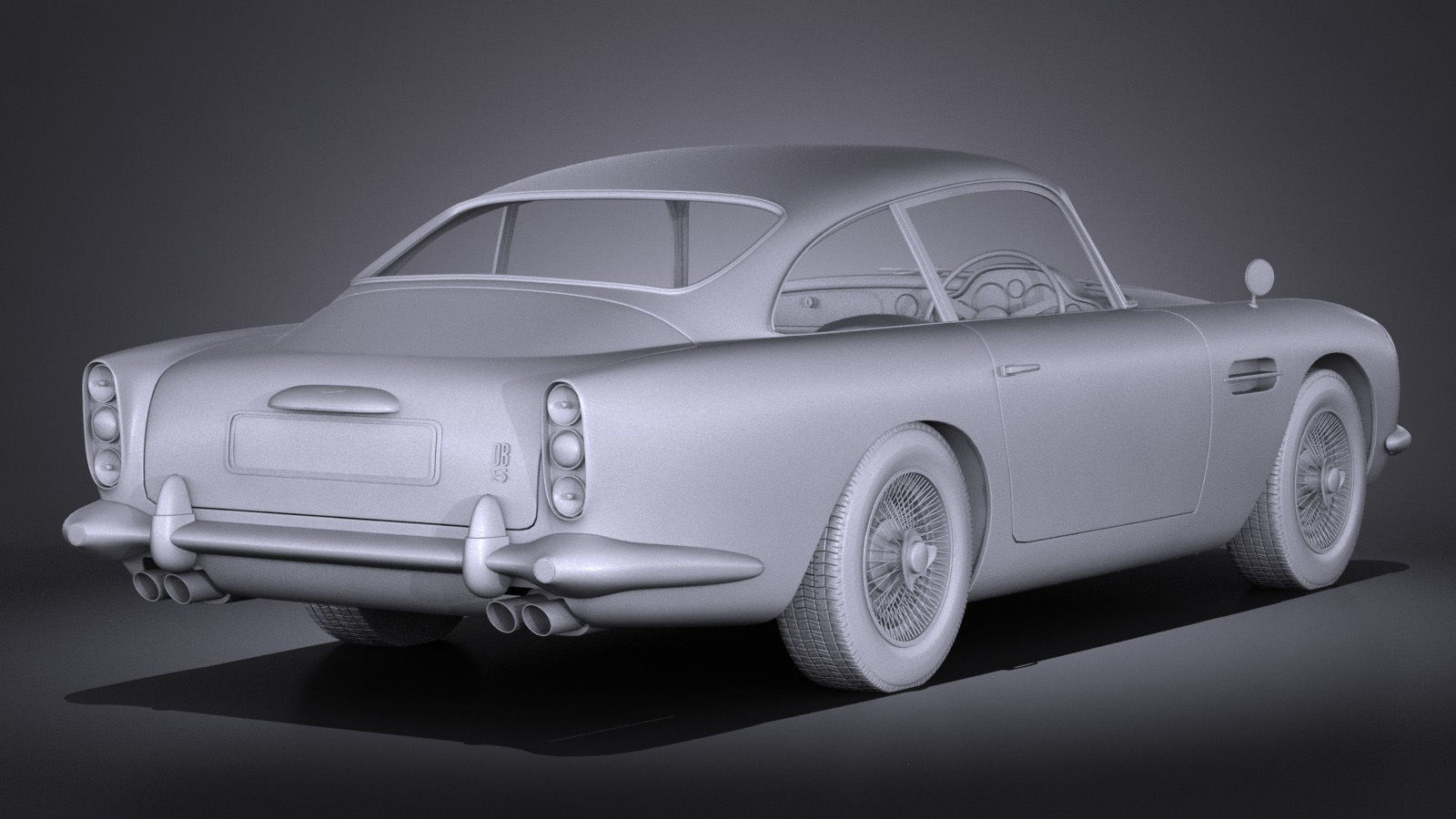 Aston Martin DB5 1963 VRAY 3D model_14