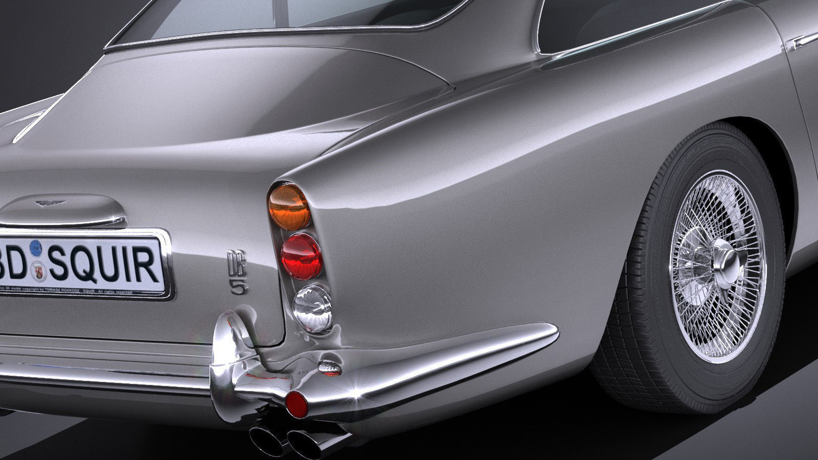 Aston Martin DB5 1963 VRAY 3D model_3