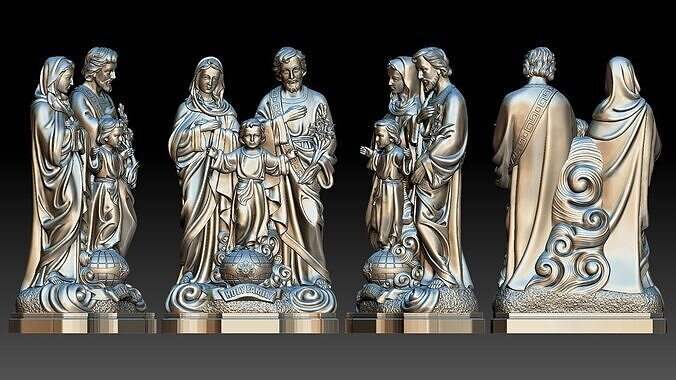Holy Family  3D print model