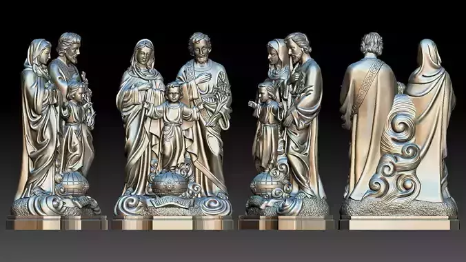 Holy Family  3D print model