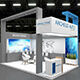 exhibition booth 3D Low-poly 3D model_6