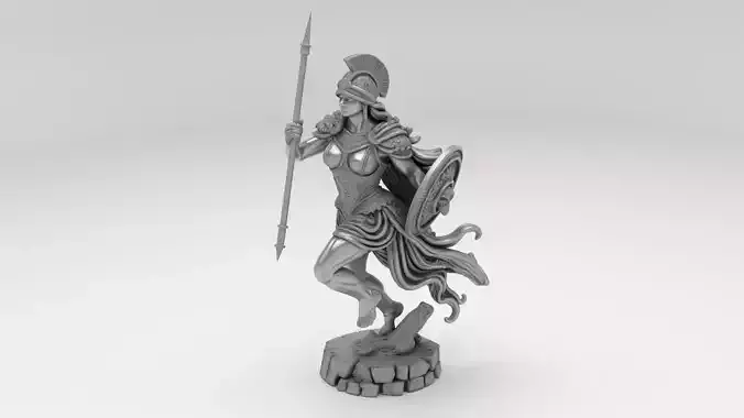 Roman Warrior Sculpture