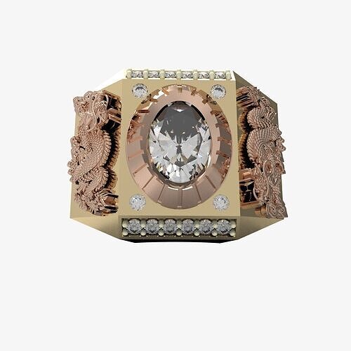 Men Ring 317 3D print model
