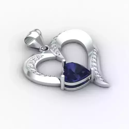 Heart pendant 03 3D print model Heart pendant 03 3D print model