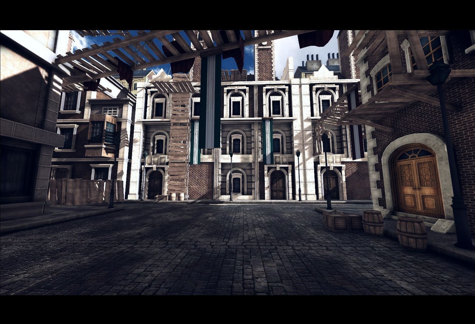 Town Construction Pack Low-poly 3D model_4