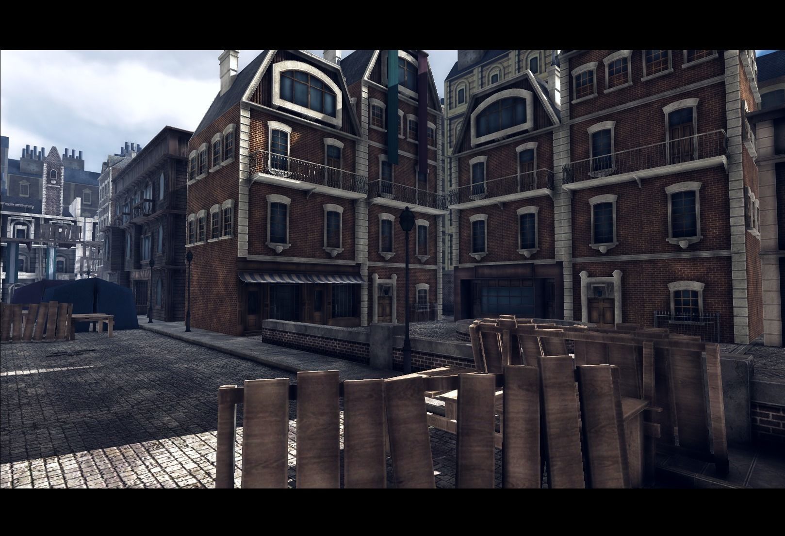 Town Construction Pack Low-poly 3D model_5