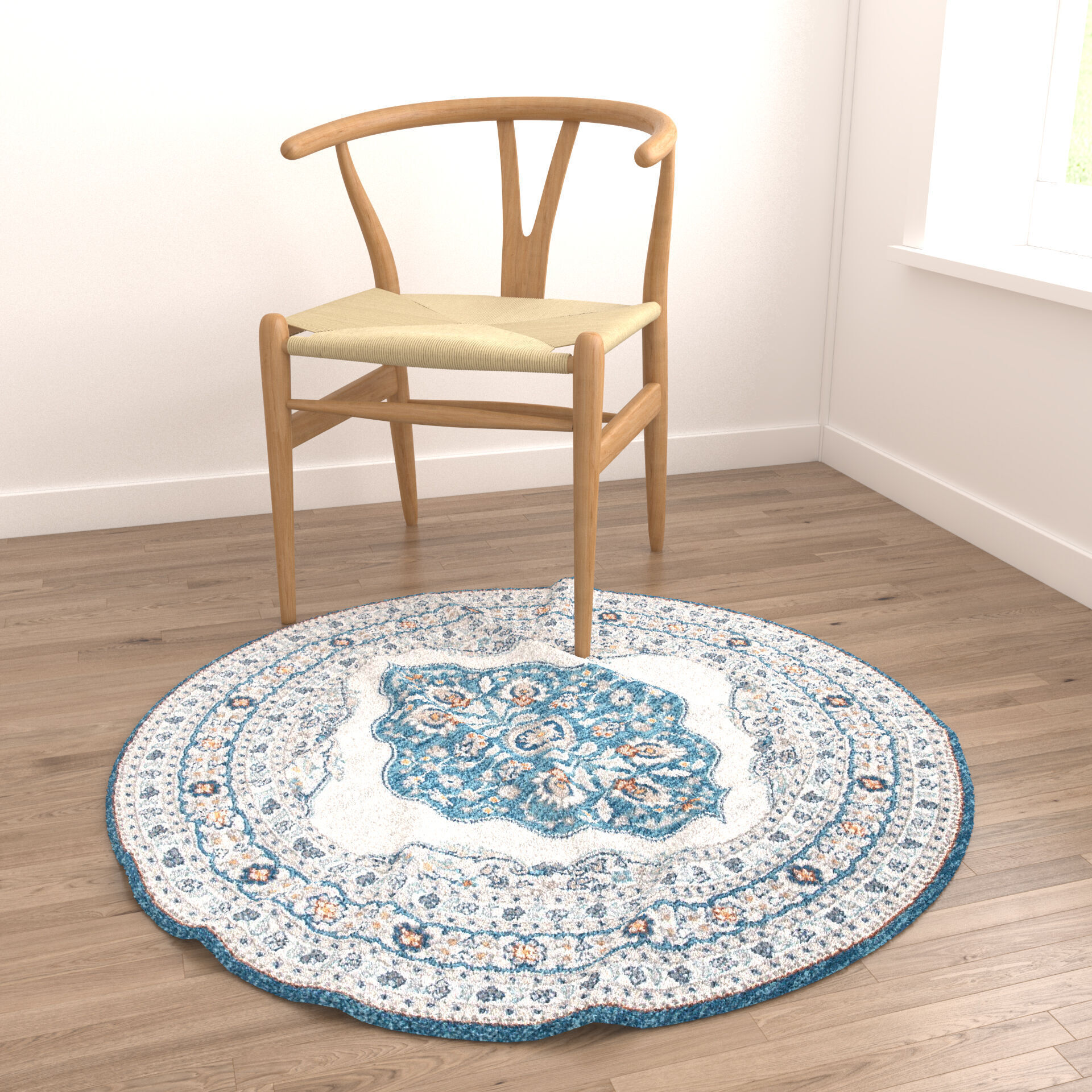 Rugs No 1033 Low-poly 3D model_3