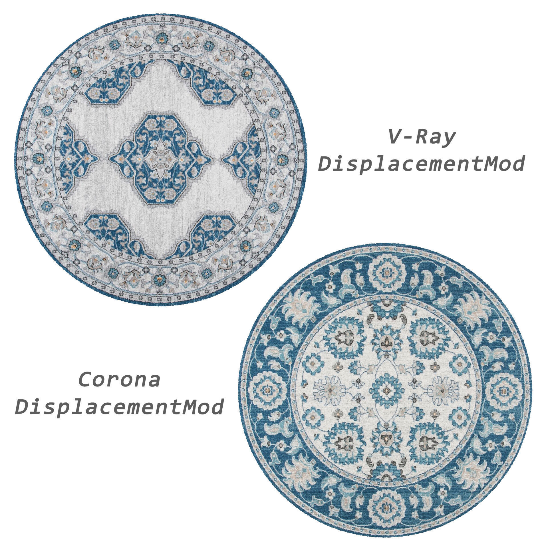 Rugs No 1033 Low-poly 3D model_2