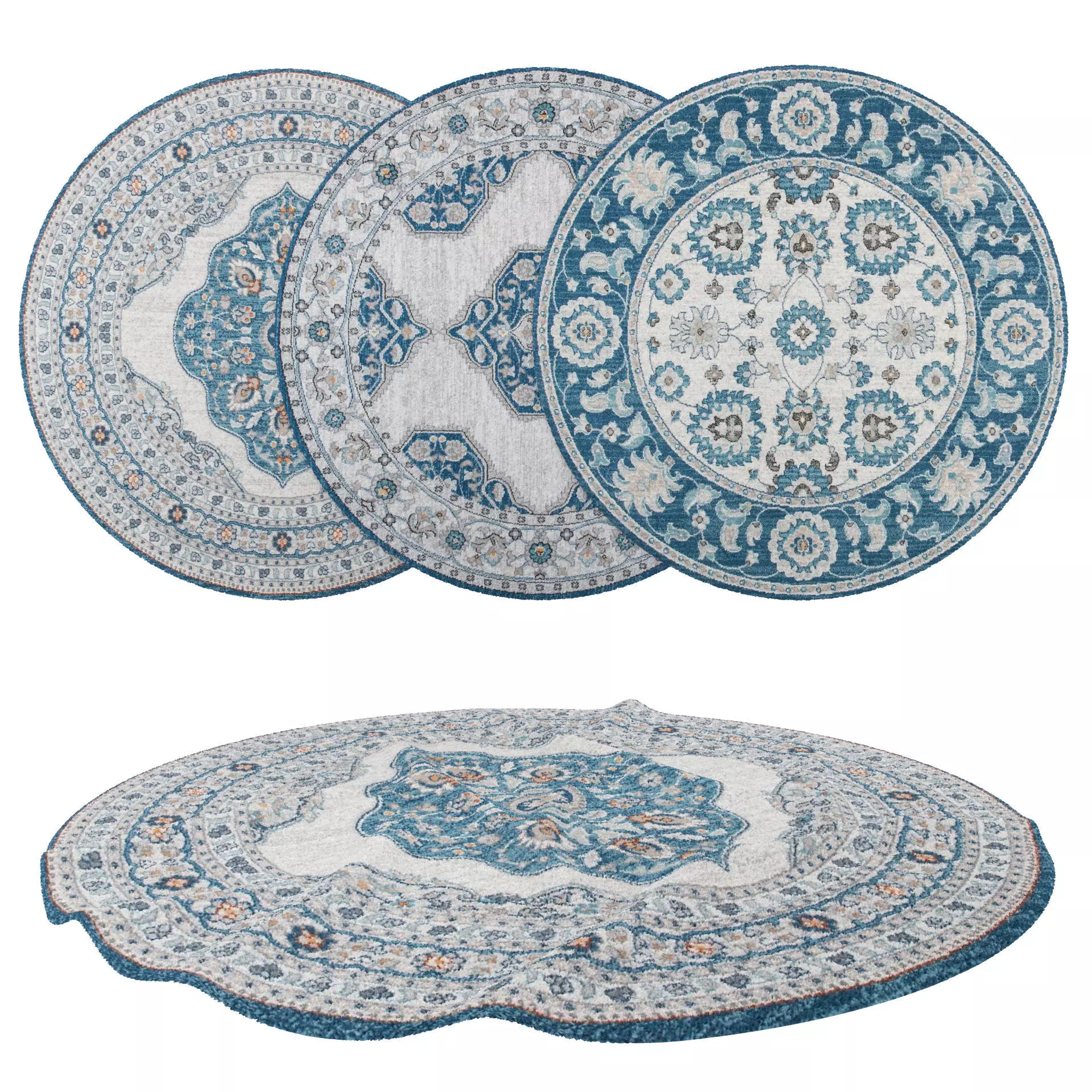 Rugs No 1033 Low-poly 3D model_0