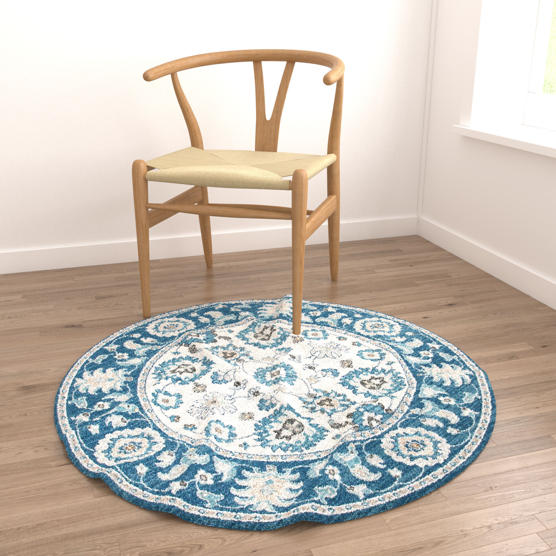 Rugs No 1033 Low-poly 3D model_4