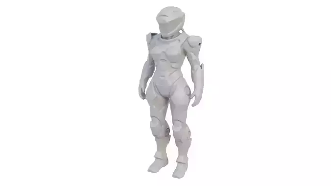 Robot figurine 3D model