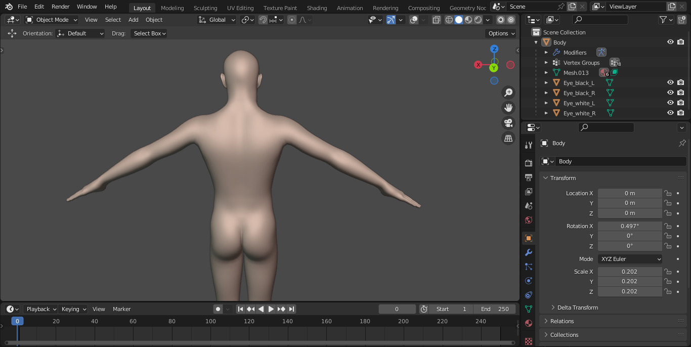 Realistic Short Male Character 3D model_5