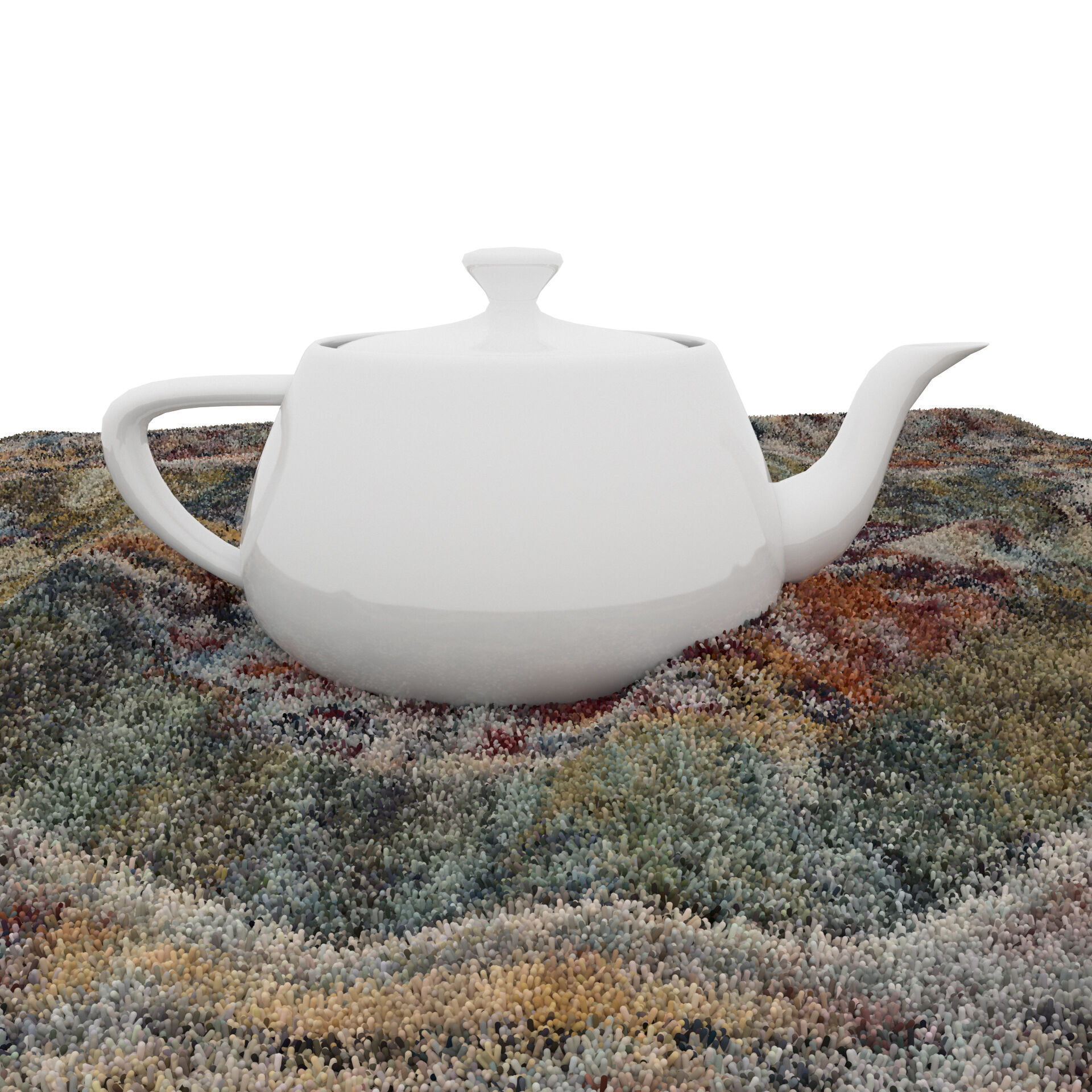 Rugs No 1034 Low-poly 3D model_8