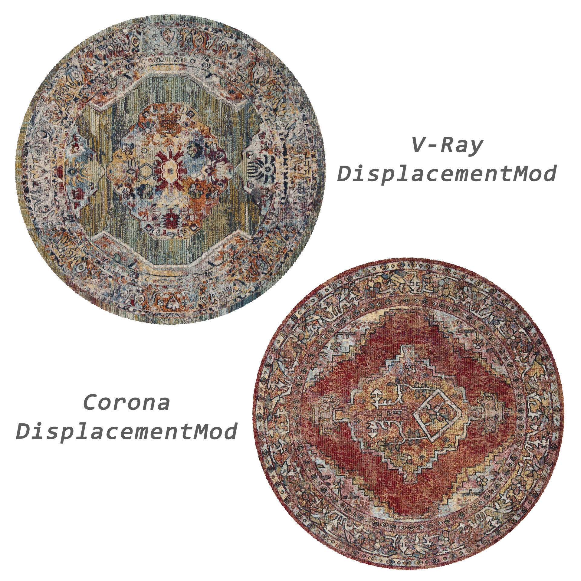 Rugs No 1034 Low-poly 3D model_2