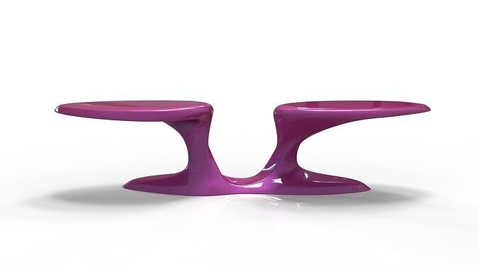 Metal Art Furniture desk 3D model