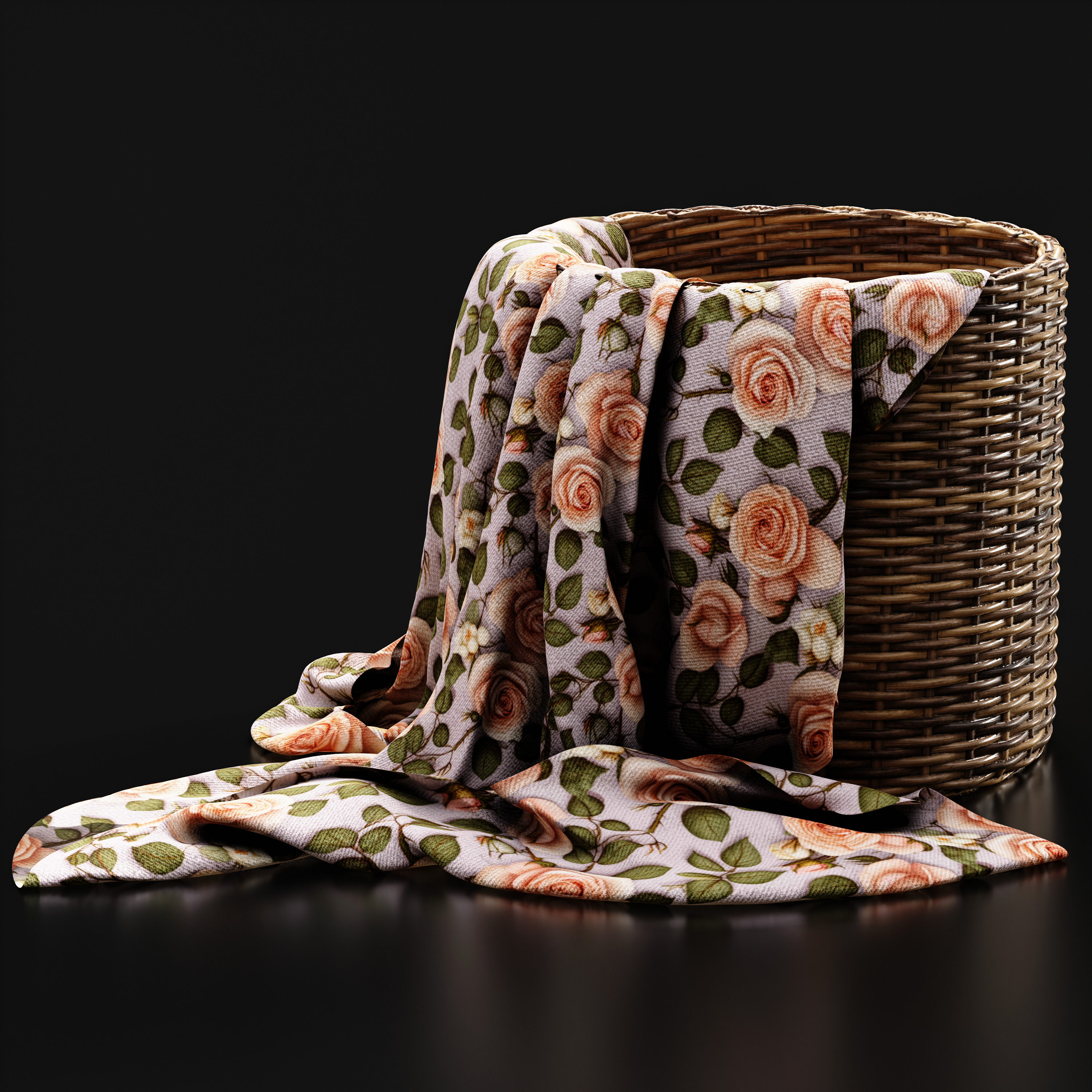 A pack of 50 Floral Fabric Material-SBSR Texture_19