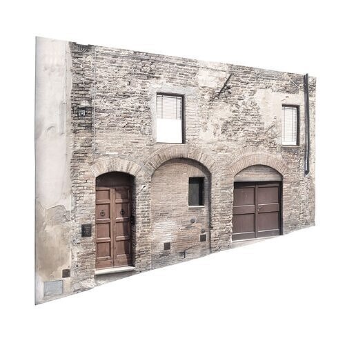 3D Scanned Italian Facade 003 3D model