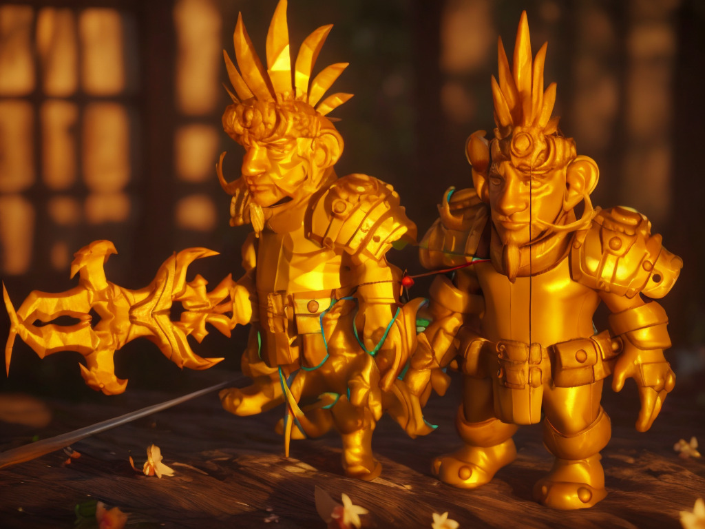 Convert your World of Warcraft character into 3D printable model 3D print model_5