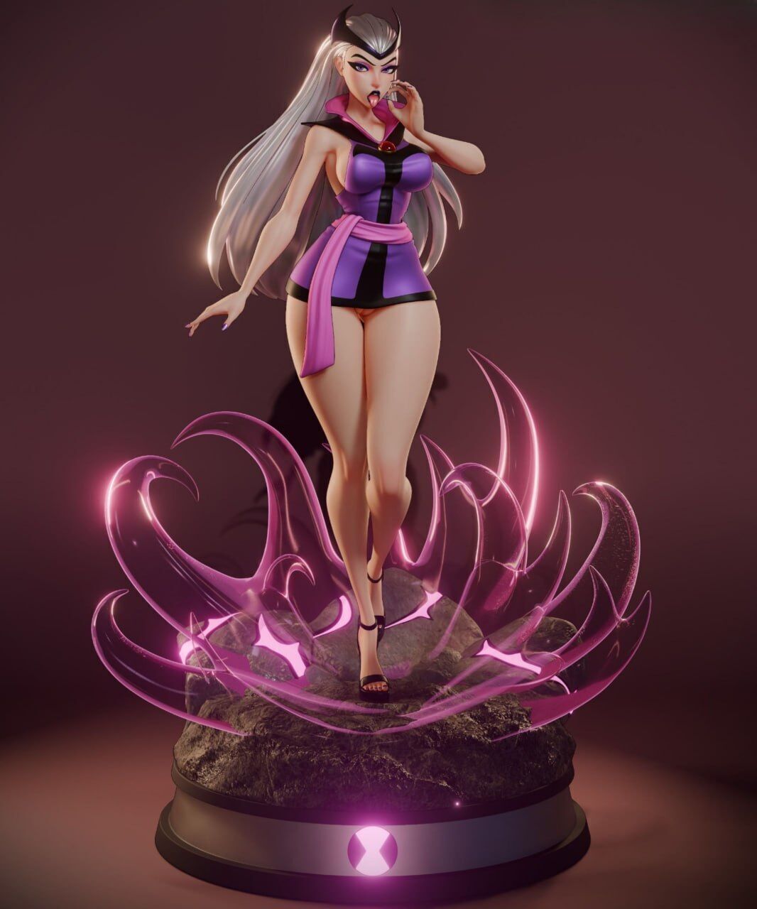 Charmcaster  Dark Sorceress NSFW Fan Art STL 3D print model_8