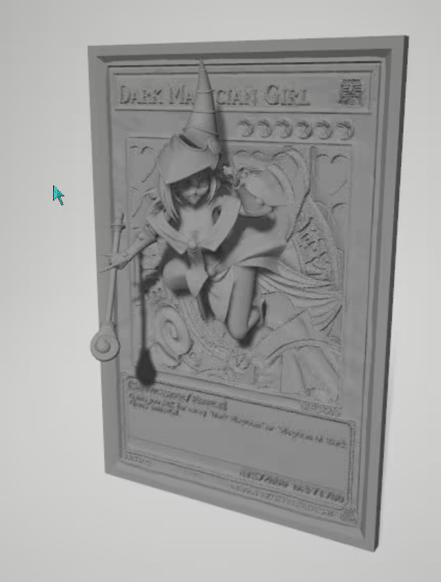 Dark Magician Girl Custom 3D Printing File YuGiOh TCG 3D print model_6