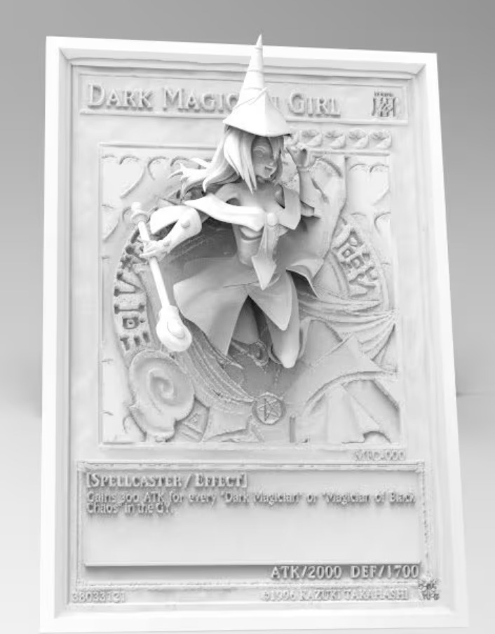 Dark Magician Girl Custom 3D Printing File YuGiOh TCG 3D print model_4