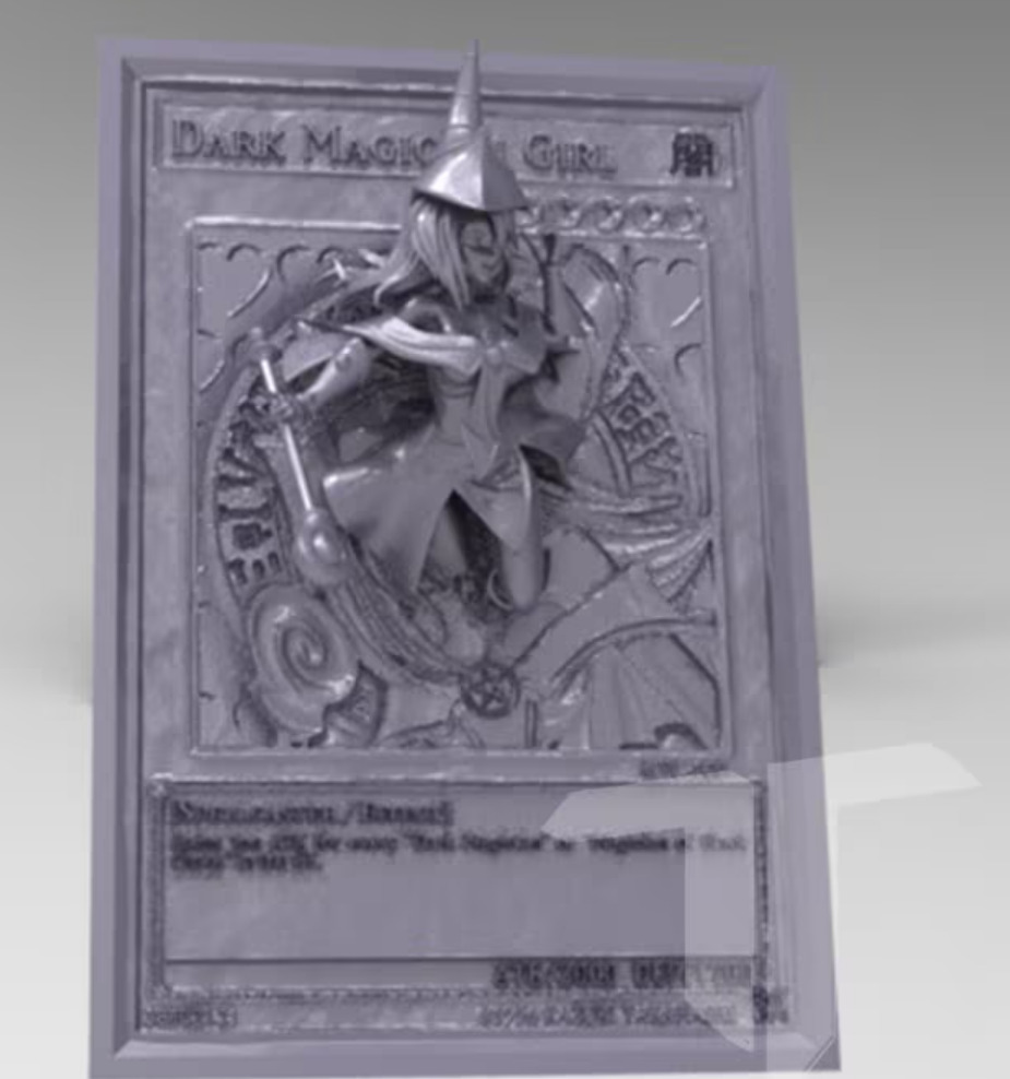 Dark Magician Girl Custom 3D Printing File YuGiOh TCG 3D print model_3