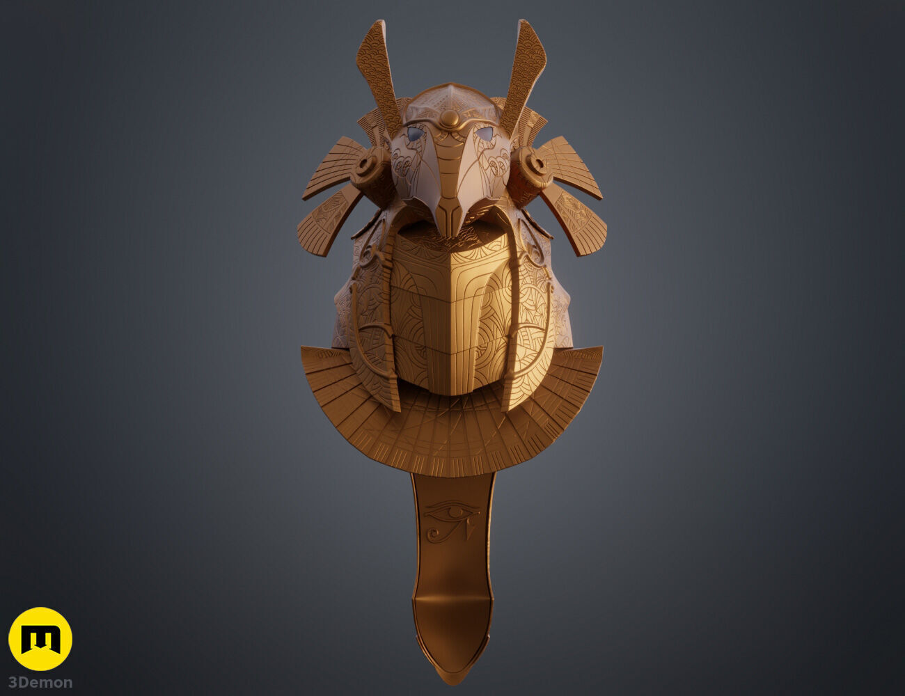 Seth Guard Helmet 3D print model_3