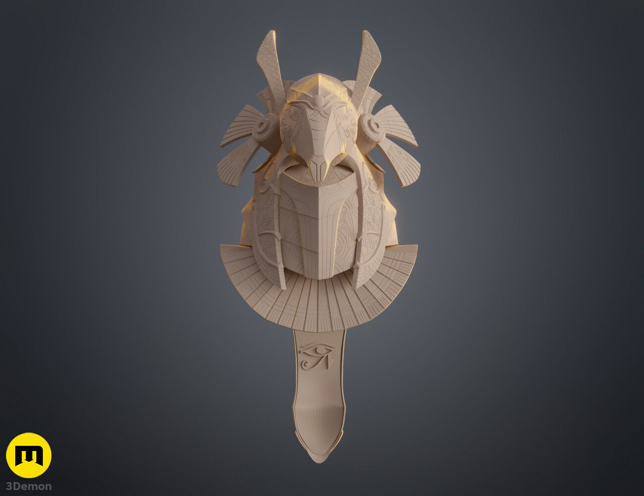 Seth Guard Helmet 3D print model_8